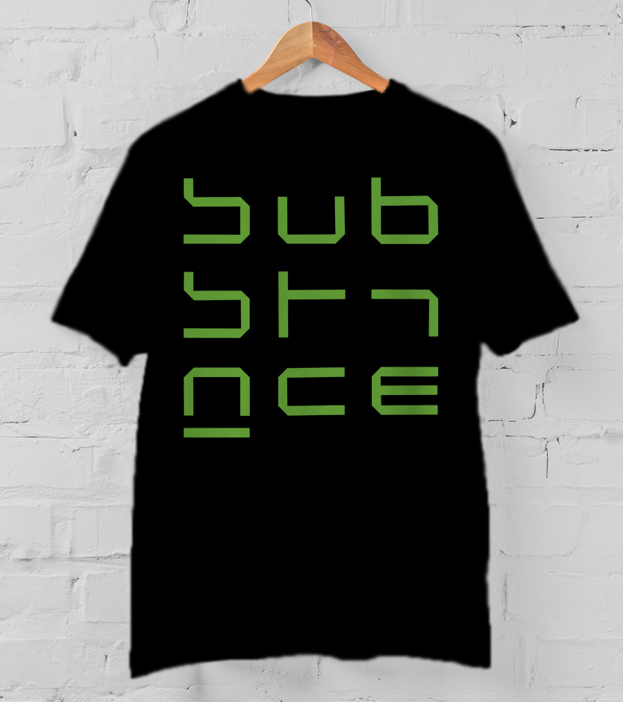 Substance Green Geometric T-Shirt