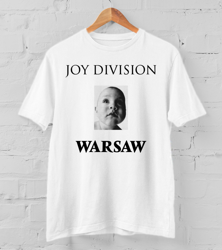 Joy Division Warsaw Baby Photo Album Cover T-Shirt