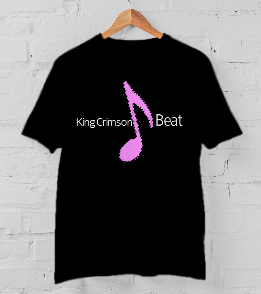 King Crimson Beat Pink Musical Note T-Shirt