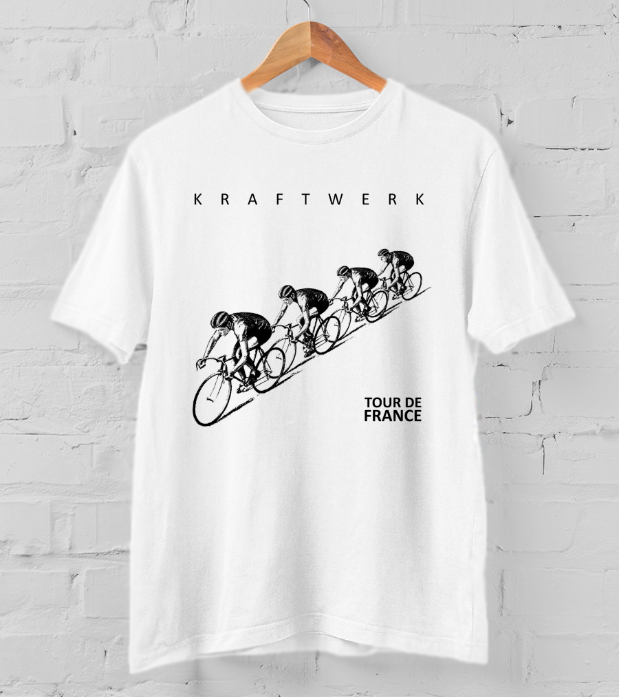 Kraftwerk Tour De France 24 Cycling Theme Retro Style T-Shirt