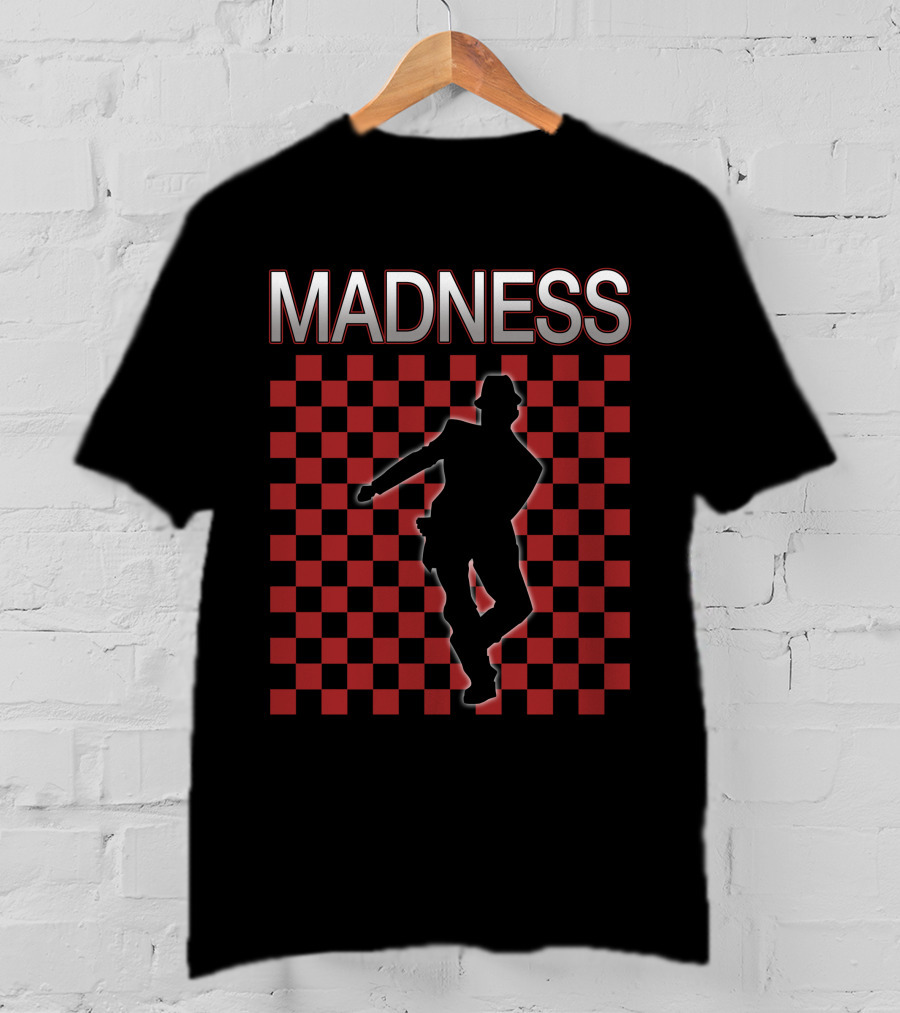 Madness Checkerboard Silhouette T-Shirt