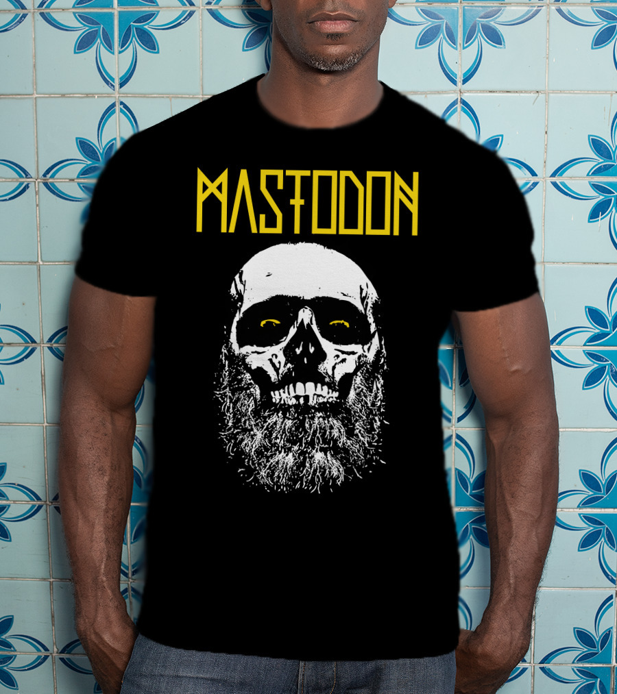 Mastodon Skull Artwork T-Shirt