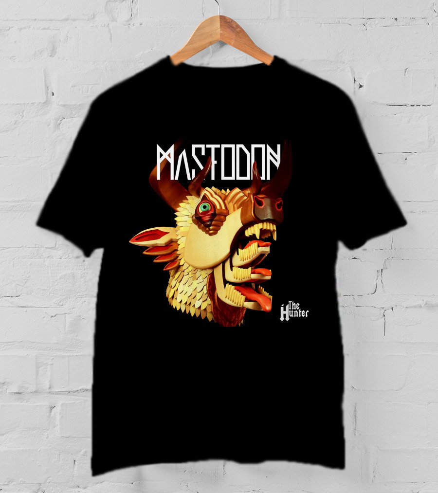 Mastodon The Hunter 3D Animal Head T-Shirt
