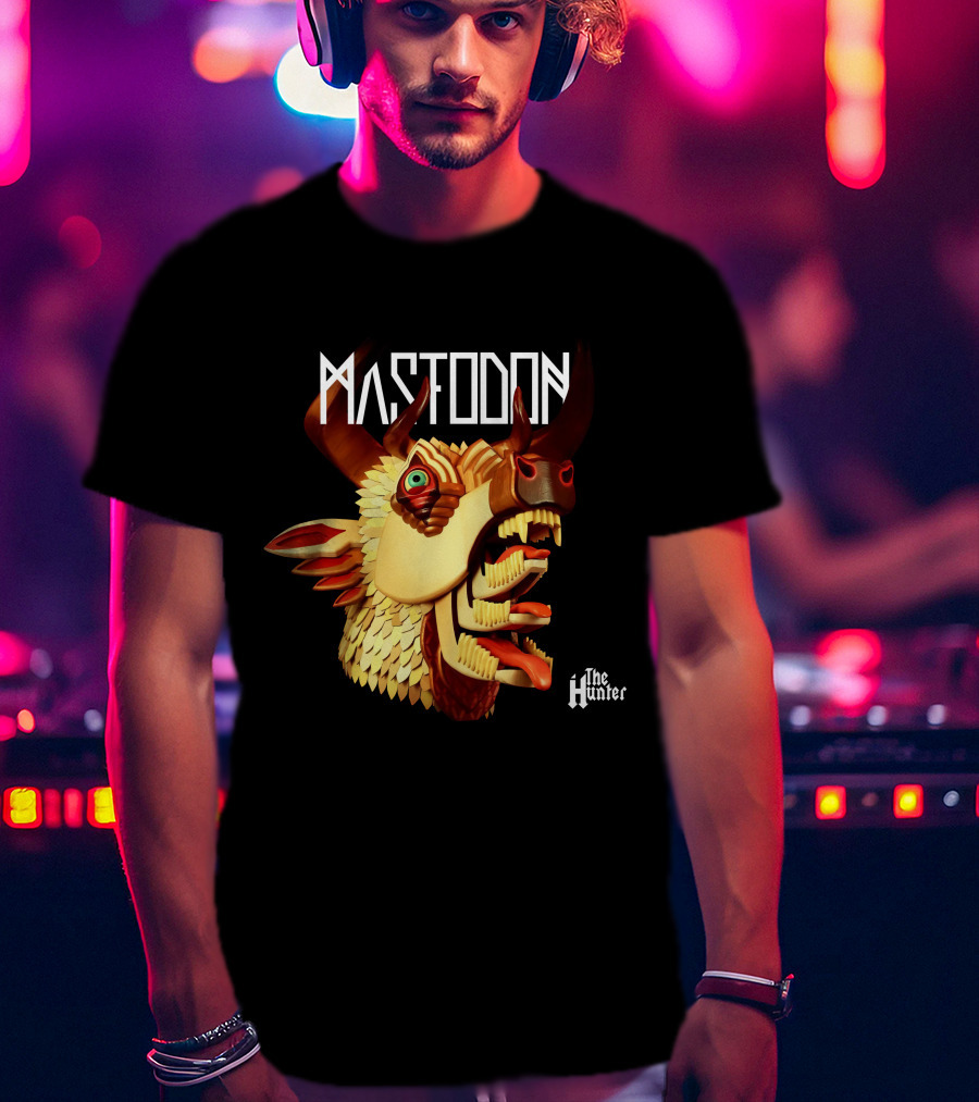 Mastodon The Hunter 3D Animal Head T-Shirt
