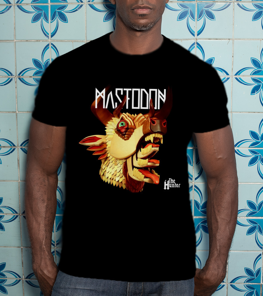 Mastodon The Hunter 3D Animal Head T-Shirt