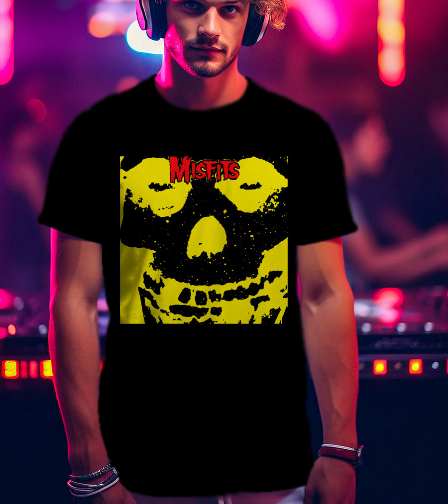Misfits Yellow Skull T-Shirt