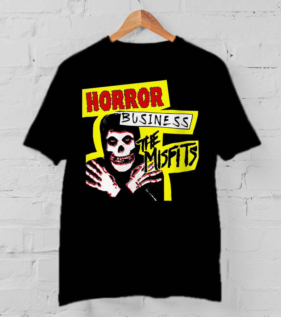 Horror Business The Misfits Skeleton Artwork T-Shirt