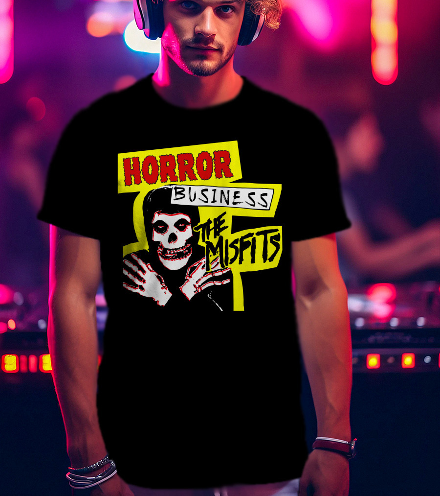 Horror Business The Misfits Skeleton Artwork T-Shirt
