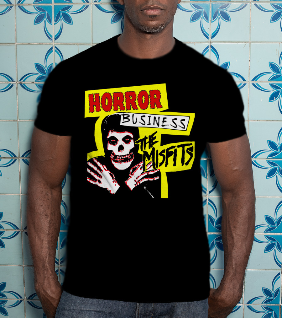 Horror Business The Misfits Skeleton Artwork T-Shirt