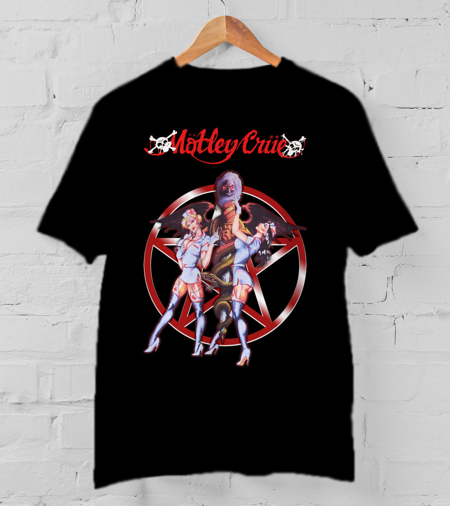 Mötley Crüe Devil Nurse Fantasy Star T-Shirt