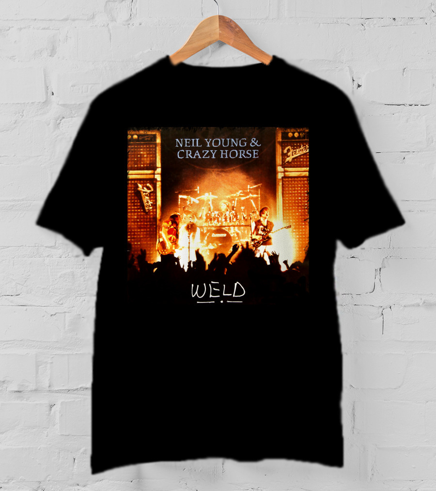 Neil Young & Crazy Horse Weld Live Performance Stage Amps T-Shirt