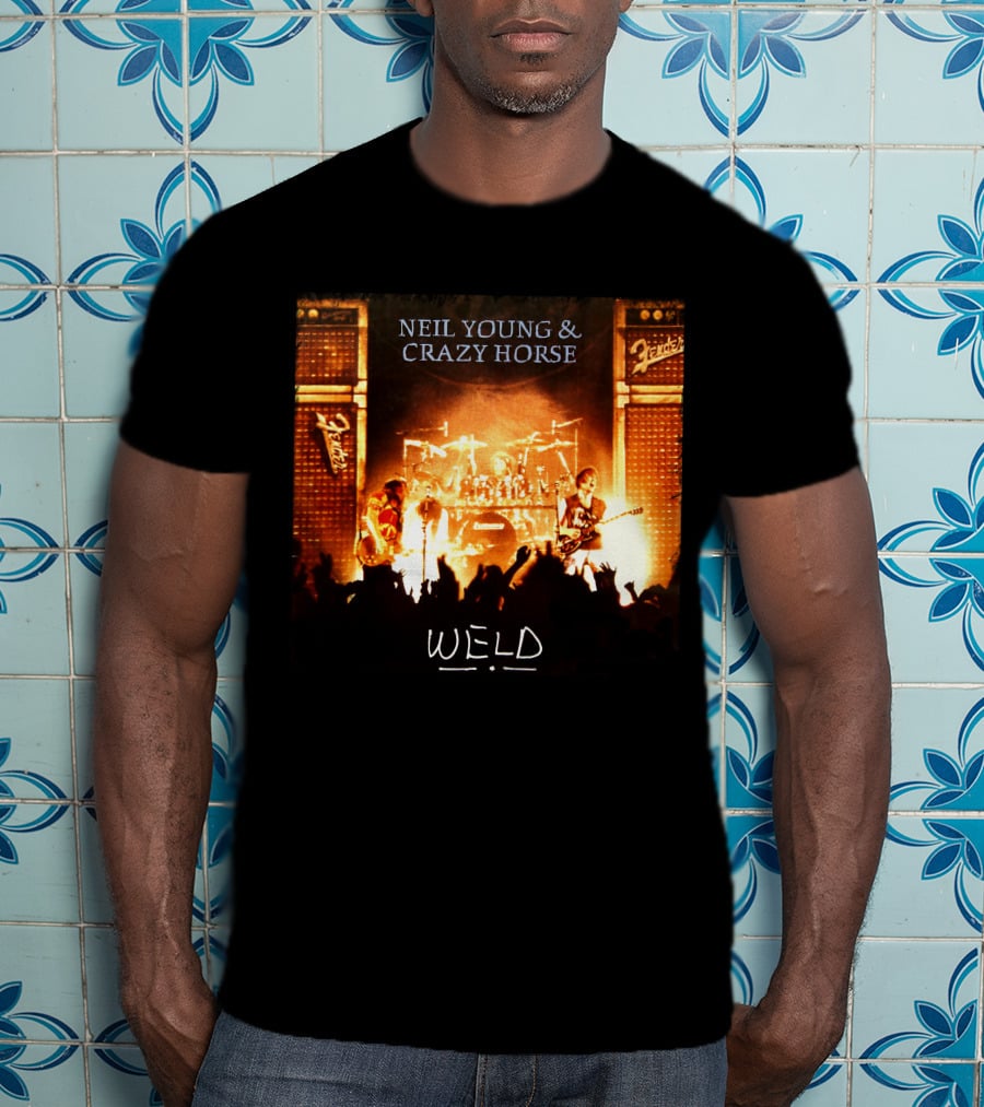 Neil Young & Crazy Horse Weld Live Performance Stage Amps T-Shirt