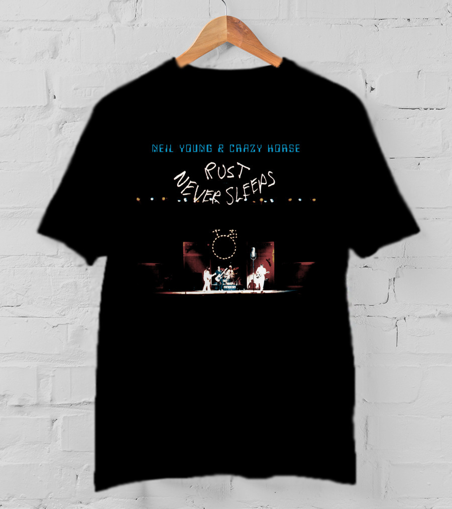 Neil Young & Crazy Horse Rust Never Sleeps Concert Scene T-Shirt
