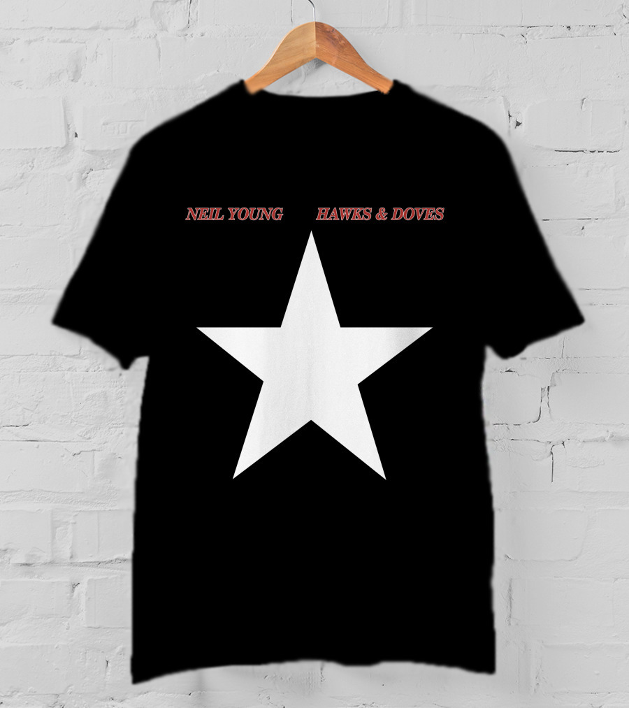 Neil Young Hawks & Doves Star T-Shirt