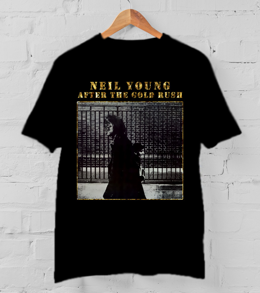 Neil Young After The Gold Rush Album Cover Artwork T-Shirt