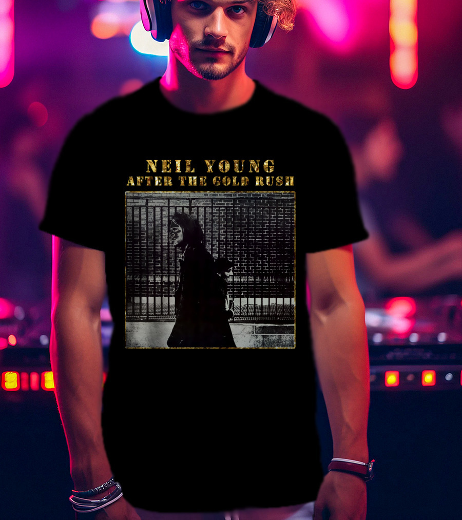 Neil Young After The Gold Rush Album Cover Artwork T-Shirt
