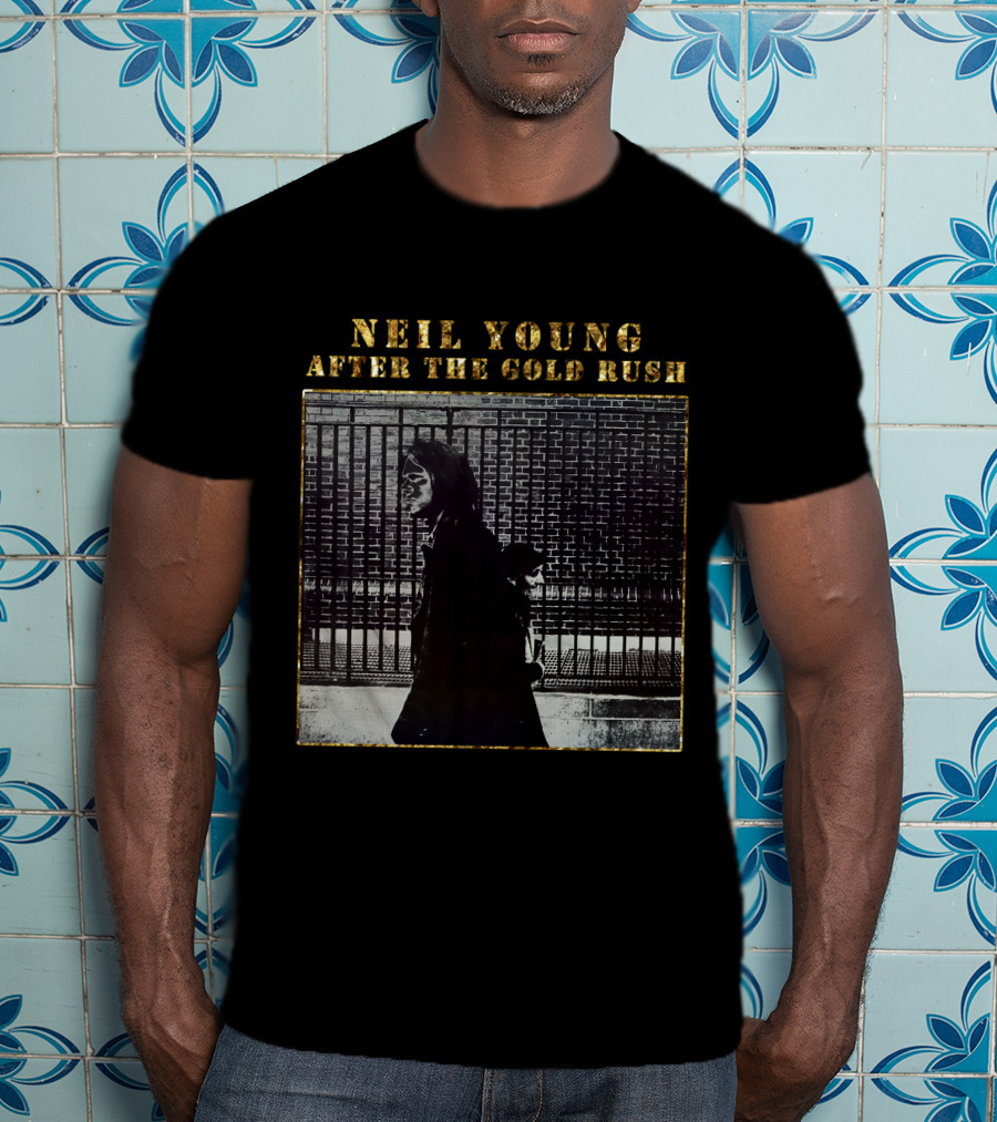 Neil Young After The Gold Rush Album Cover Artwork T-Shirt