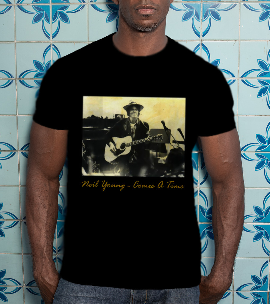 Neil Young - Comes A Time Accompanied Guitar Performance T-Shirt
