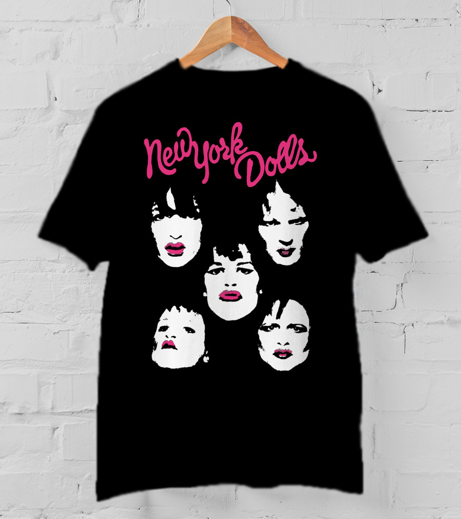 New York Dolls Band Faces T-Shirt