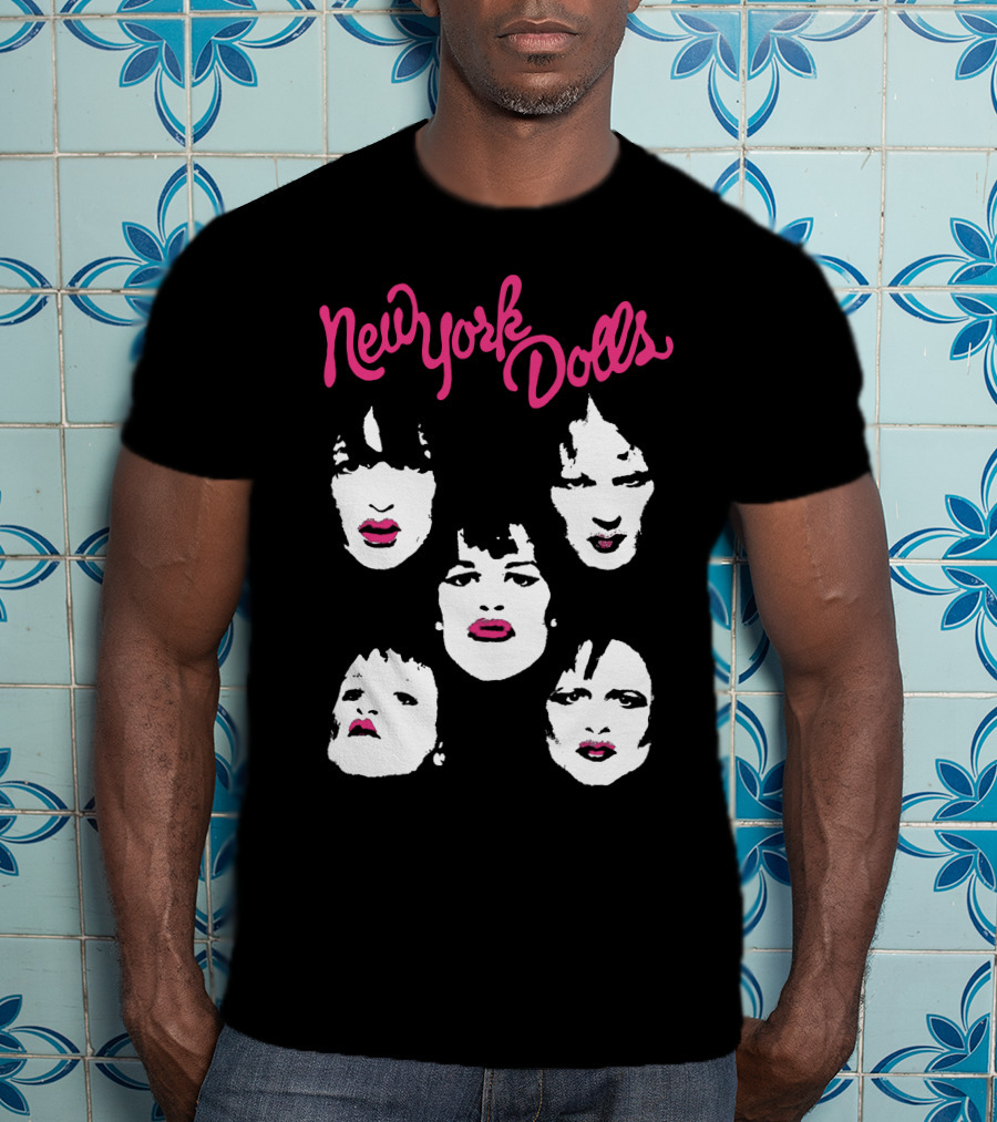 New York Dolls Band Faces T-Shirt