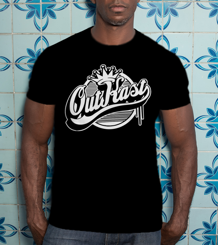 Outkast Retro Style Crowned T-Shirt