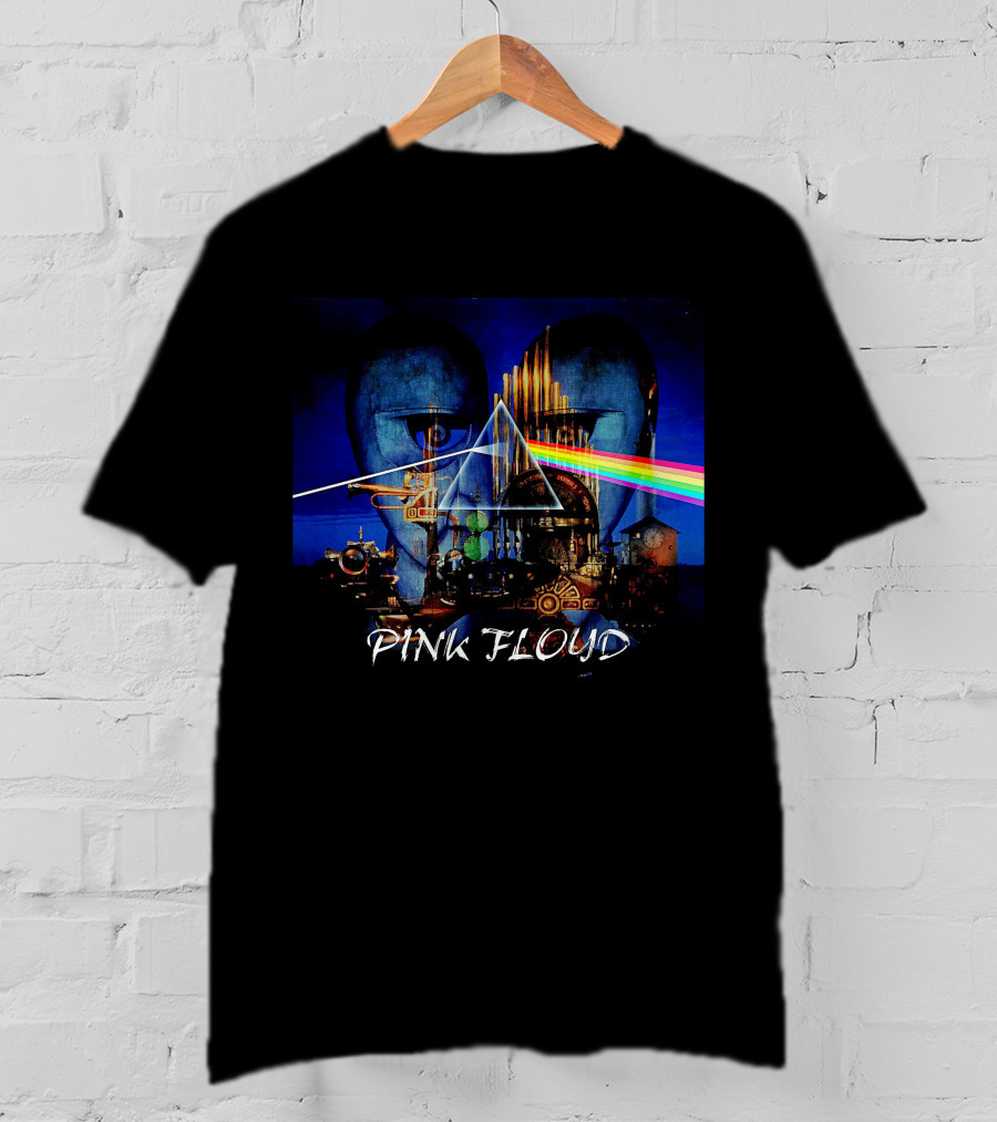 Pfl(32) Dark Side Inspired Pink Floyd Mashup T-Shirt