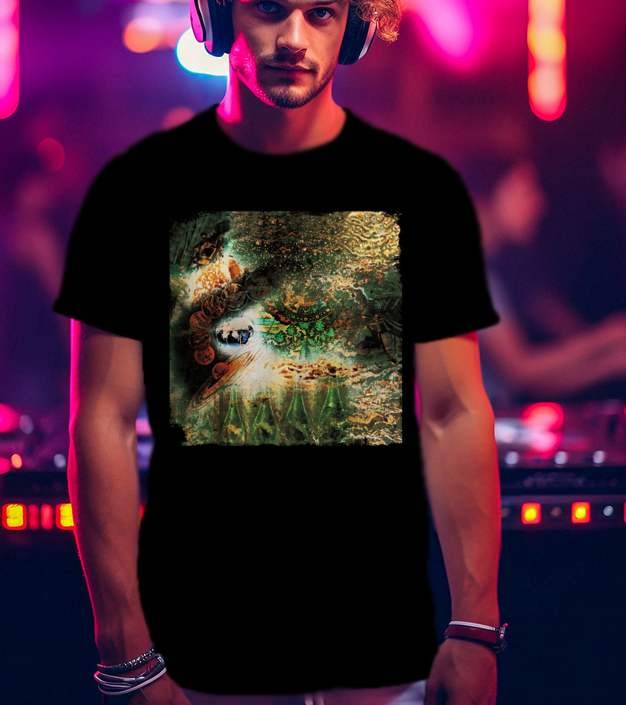 Pfl(33) Psychedelic Essence And Planetary Fusion T-Shirt
