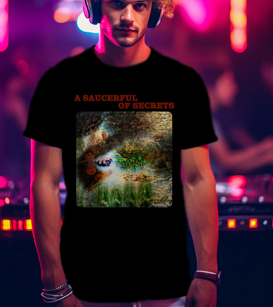 A Saucerful Of Secrets Psychedelic Cosmic T-Shirt
