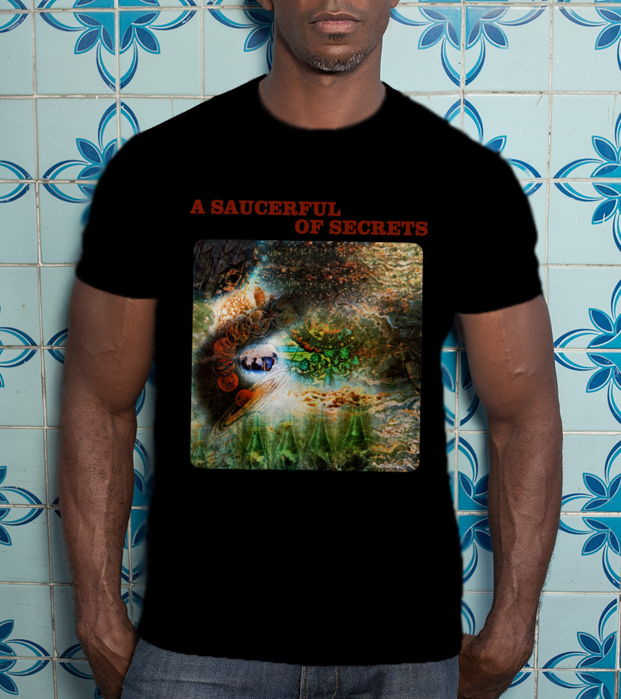 A Saucerful Of Secrets Psychedelic Cosmic T-Shirt