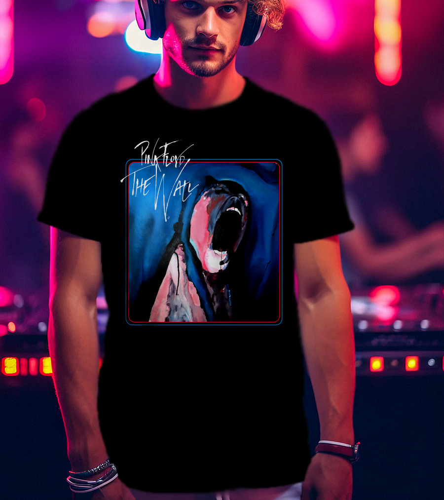 Pink Floyd The Wall Album Cover Art Scream T-Shirt