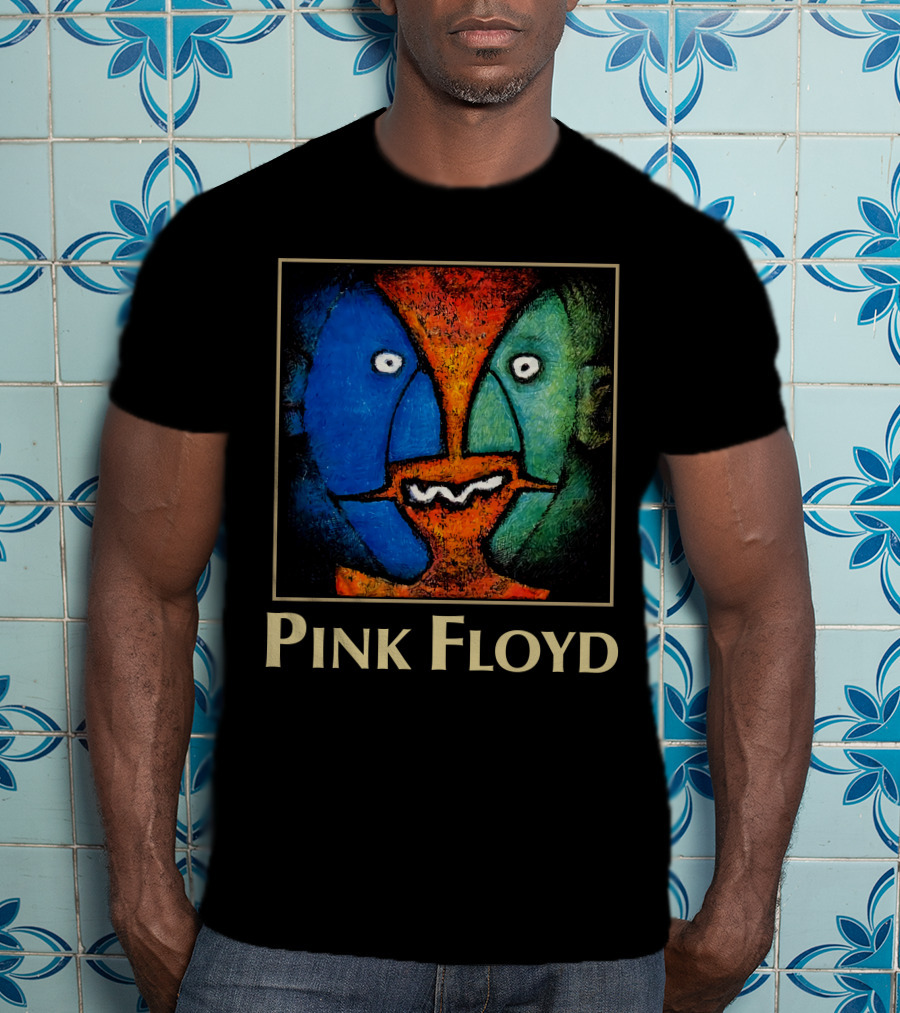 Pink Floyd Abstract Faces Artwork T-Shirt