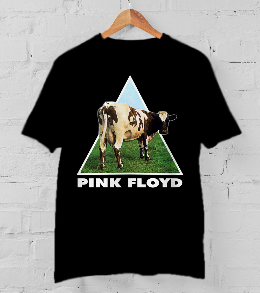 Pfl(43) Pink Floyd Atom Heart Mother Album Cow T-Shirt