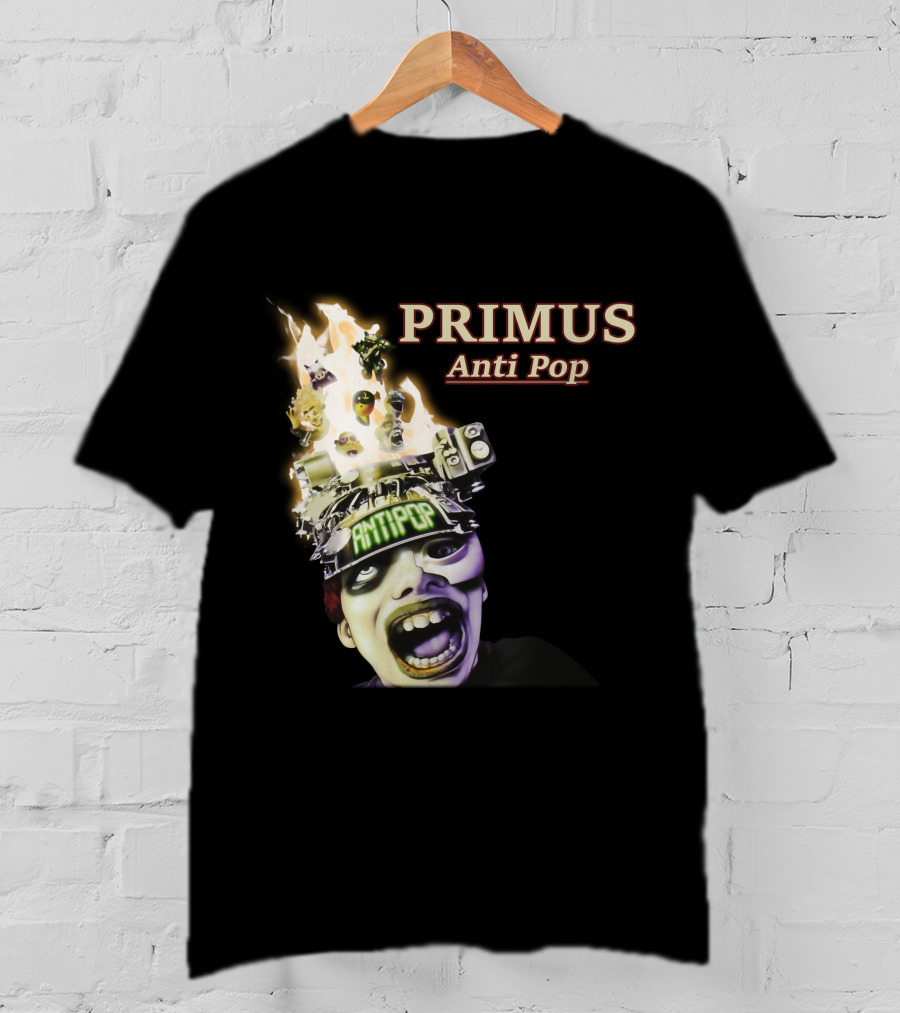 Primus Anti Pop Burning Head T-Shirt