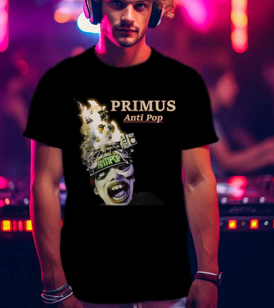 Primus Anti Pop Burning Head T-Shirt