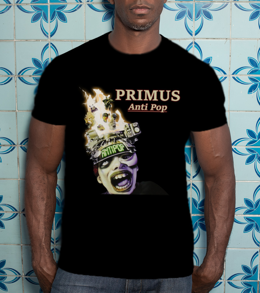 Primus Anti Pop Burning Head T-Shirt