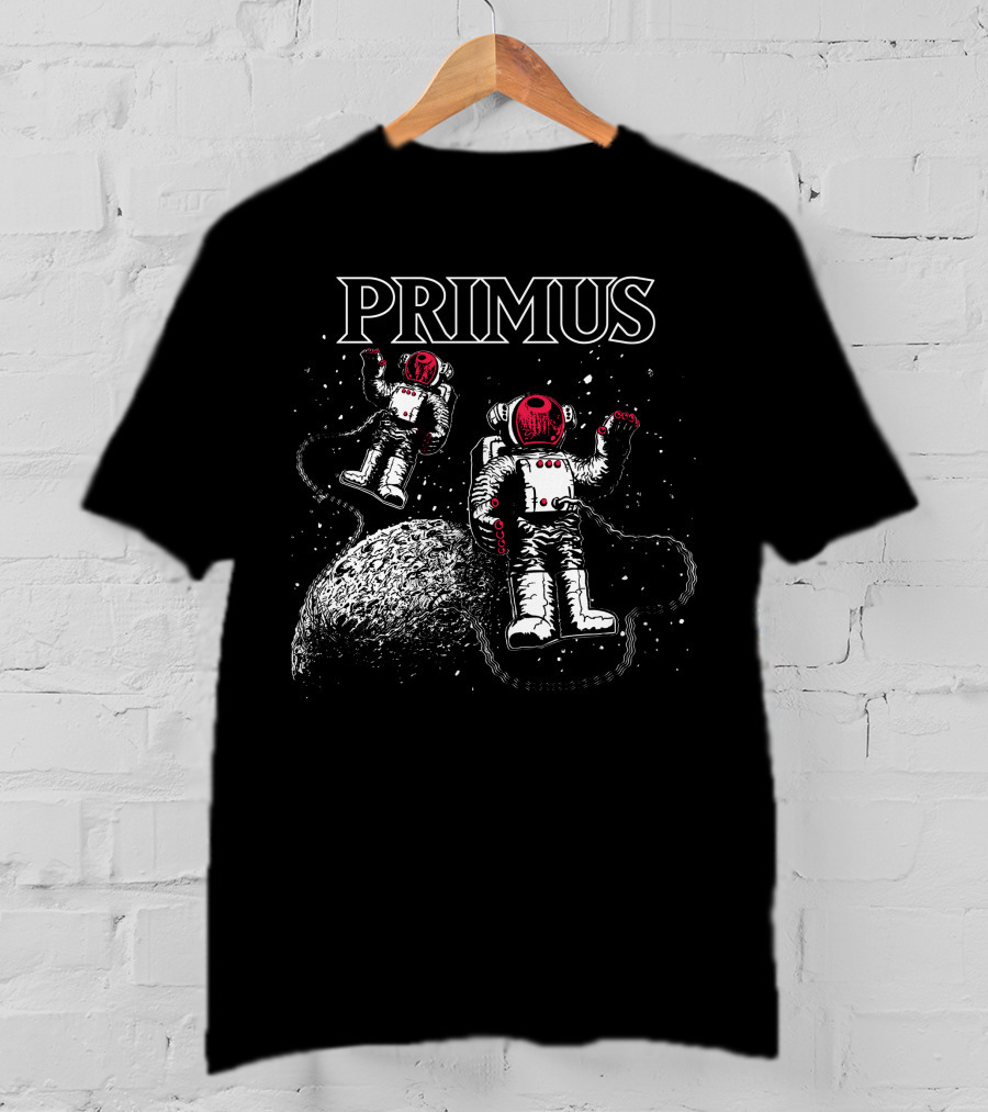 Primus Astronauts On Moon Adventure T-Shirt