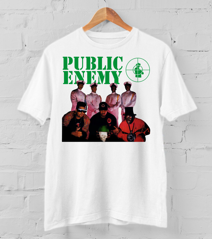 Public Enemy Famous Hip Hop Group Photo T-Shirt