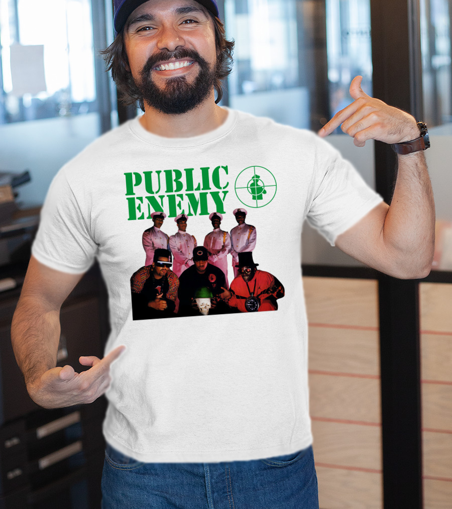 Public Enemy Famous Hip Hop Group Photo T-Shirt