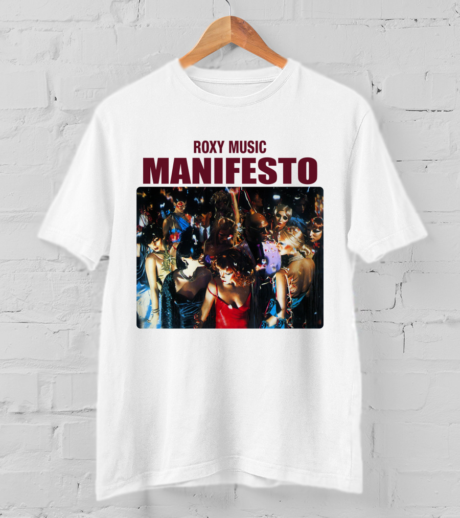 Roxy Music Manifesto Album Cover Artwork T-Shirt