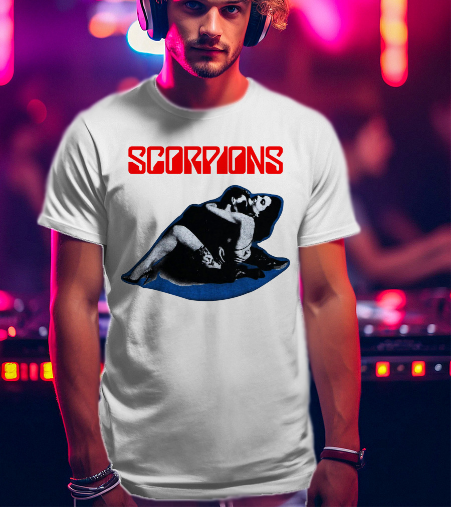 Scorpions Blackout Album Cover Art Retro T-Shirt
