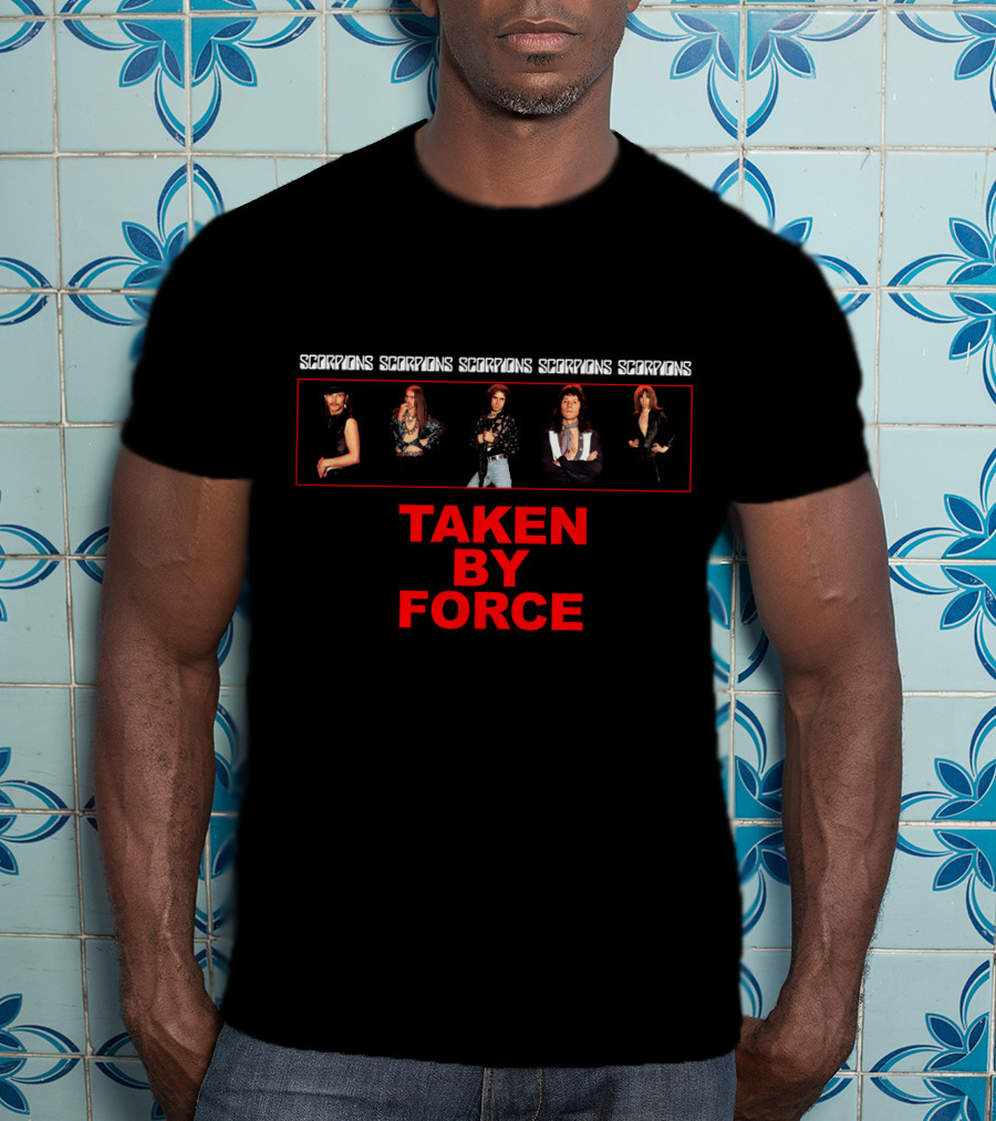 Scorpions Taken By Force Album Cover T-Shirt