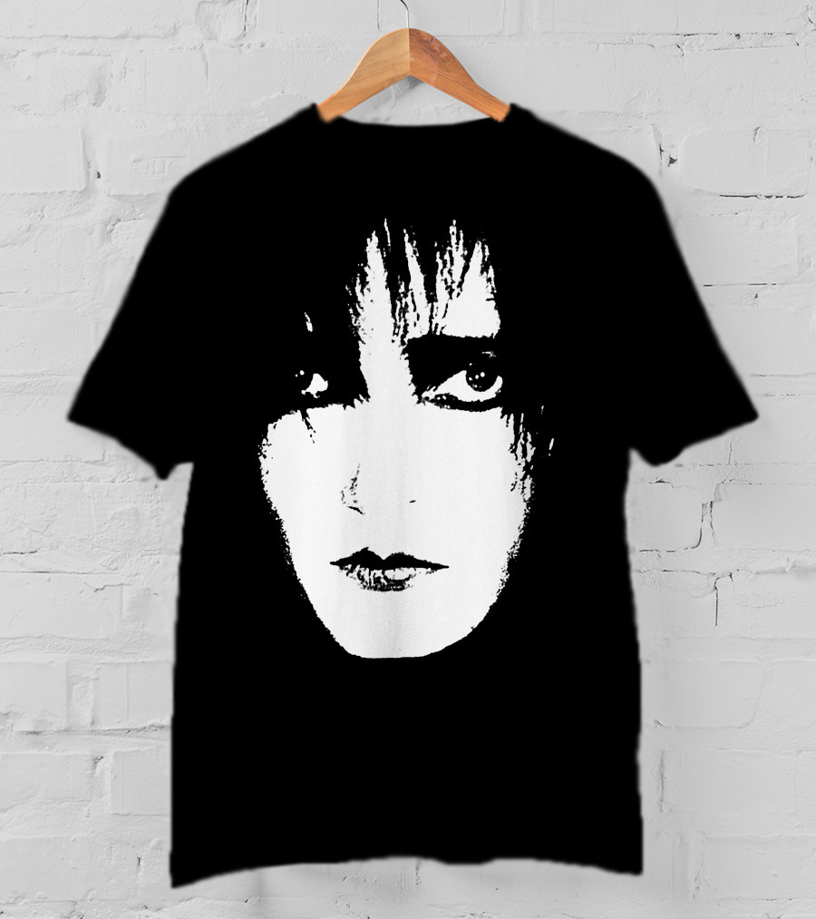 Satb 7 Siouxsie Sioux Monochrome Face T-Shirt
