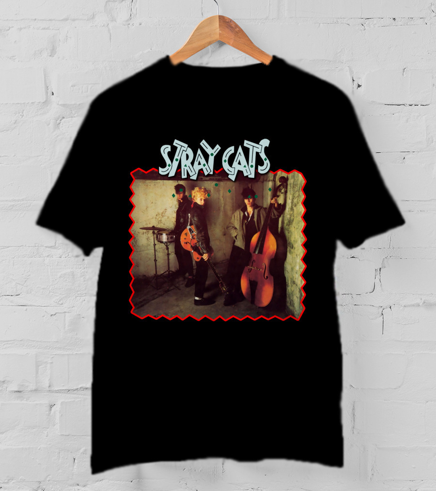 Stray Cats Rockabilly Band Trio T-Shirt