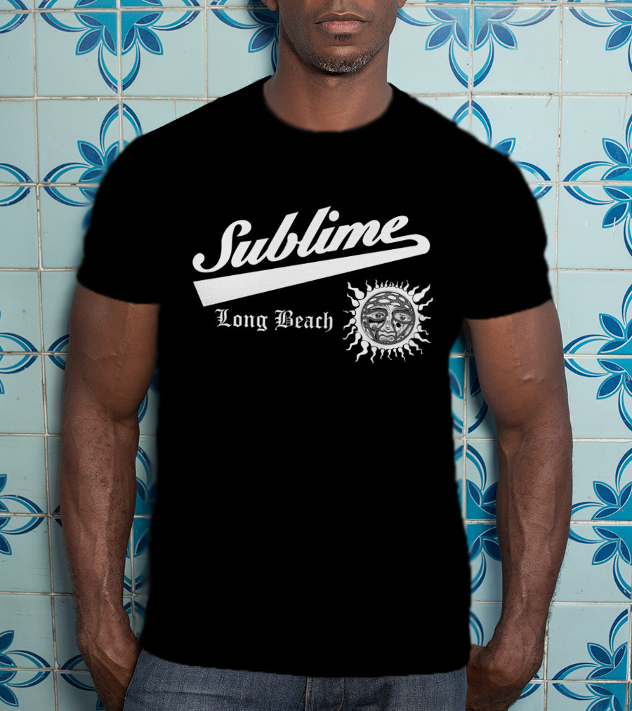 Sublime Long Beach Sun Face T-Shirt