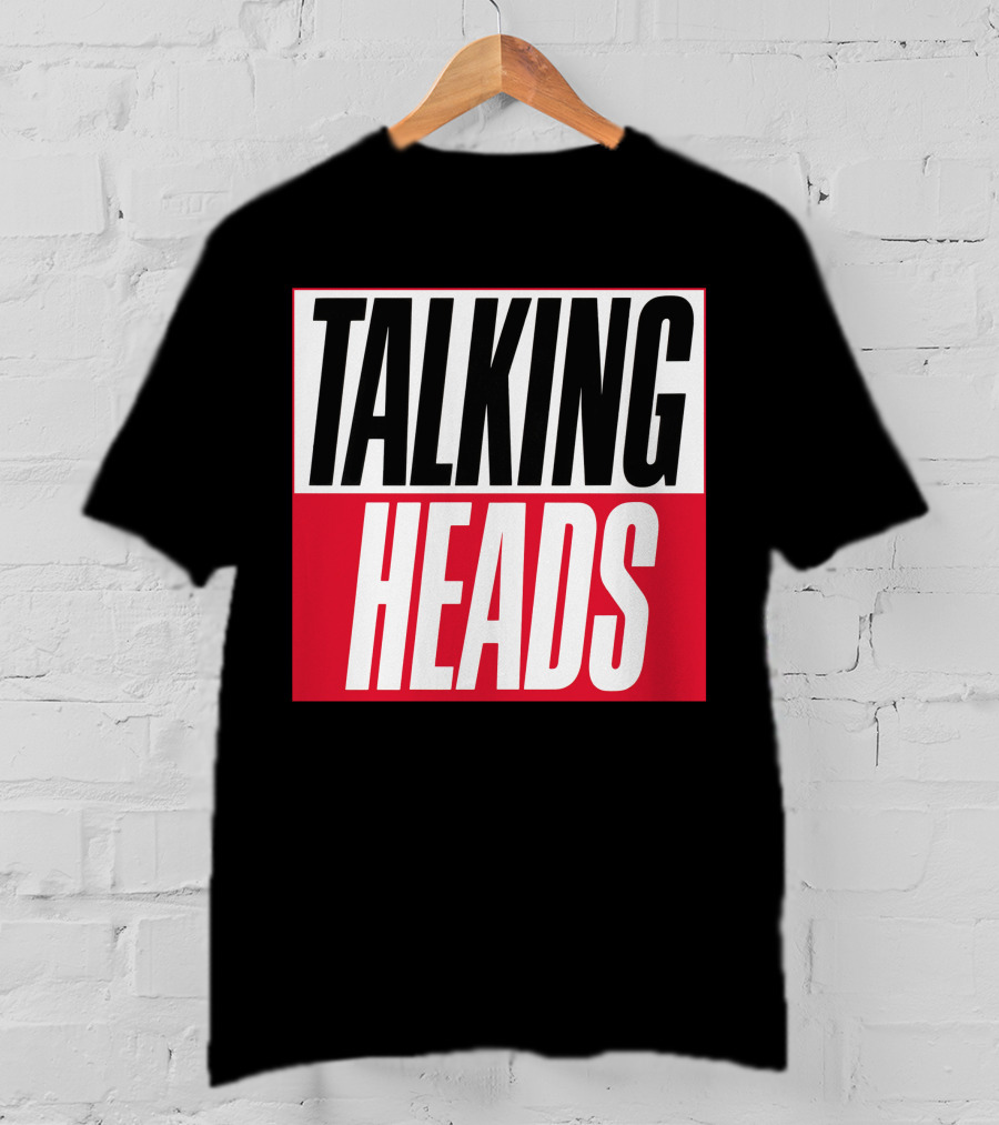 Talking Heads Red Black White Bold T-Shirt