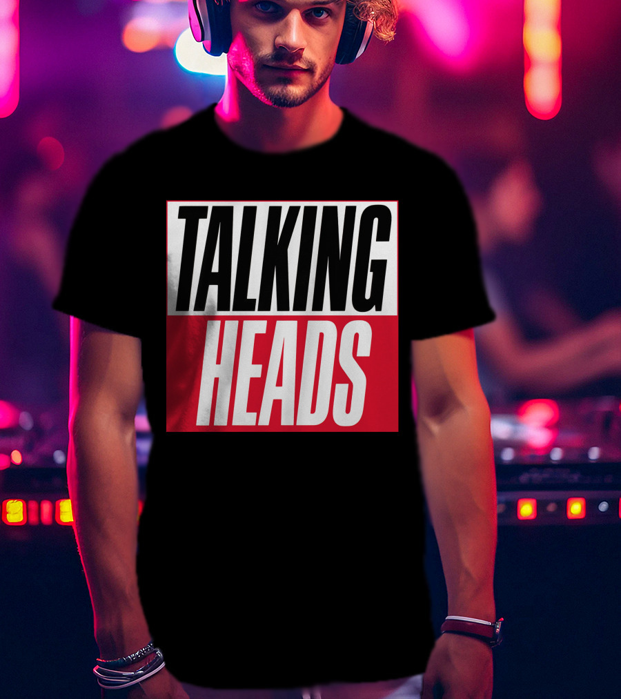Talking Heads Red Black White Bold T-Shirt