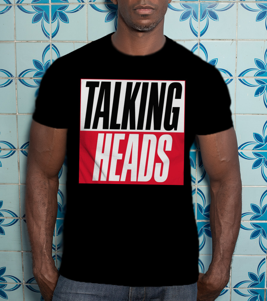 Talking Heads Red Black White Bold T-Shirt
