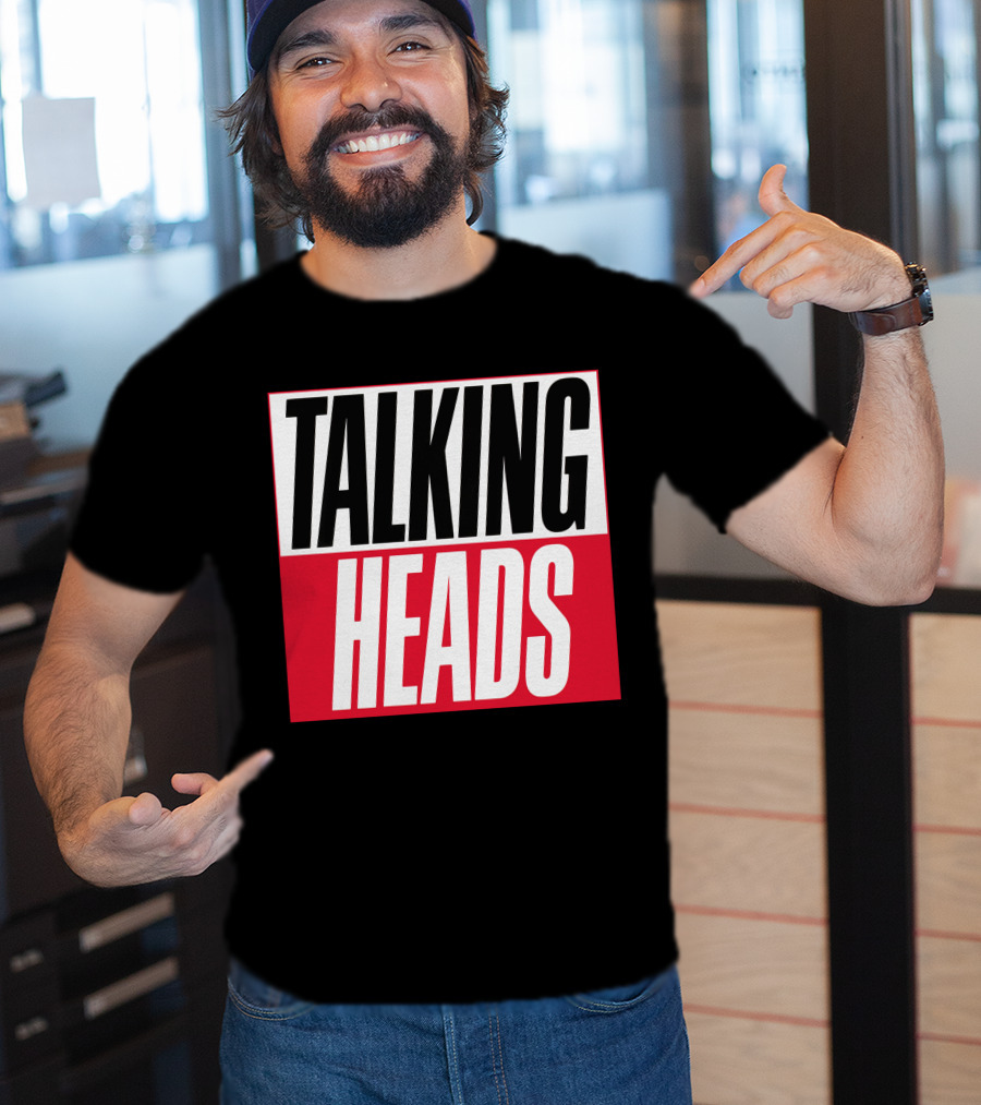 Talking Heads Red Black White Bold T-Shirt
