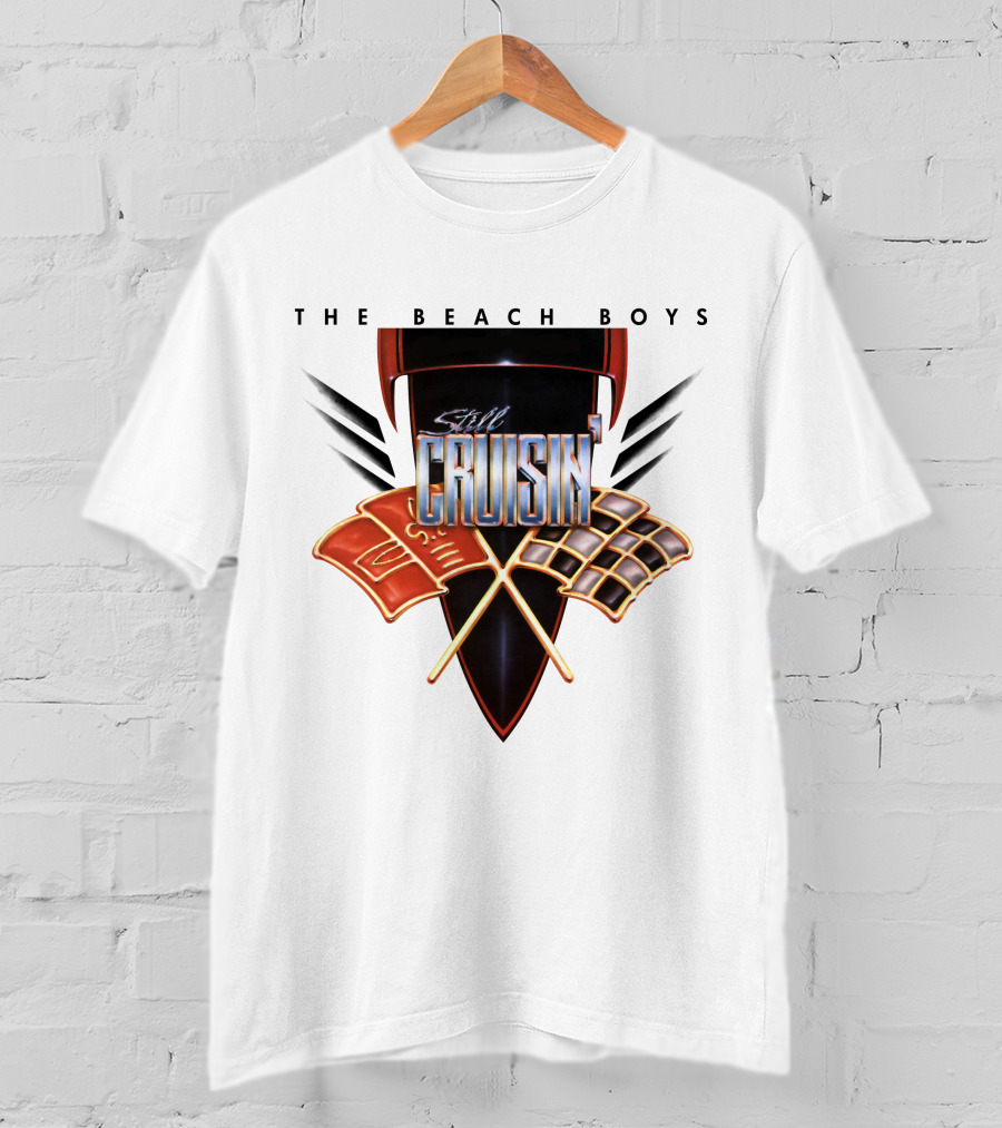 The Beach Boys Still Cruisin Racing Flags T-Shirt