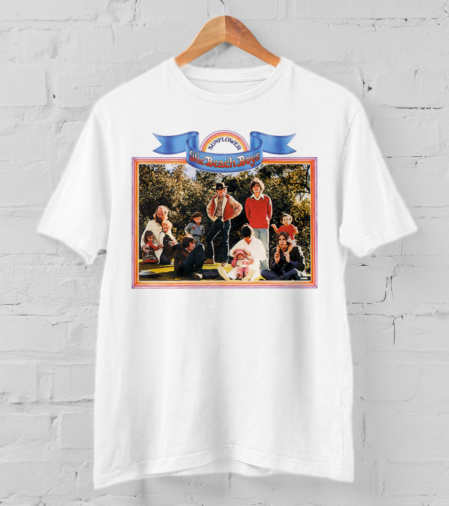 Sunflower The Beach Boys Vintage Album Cover T-Shirt